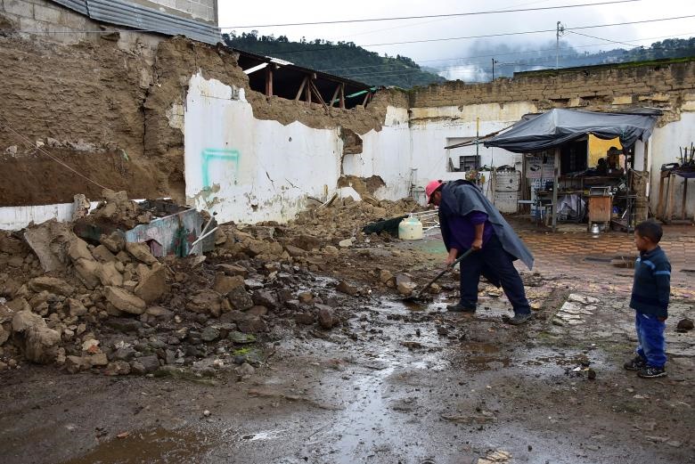 تصاویر | خسارت‌های زمین‌لرزه در مرز مکزیک و گواتمالا
